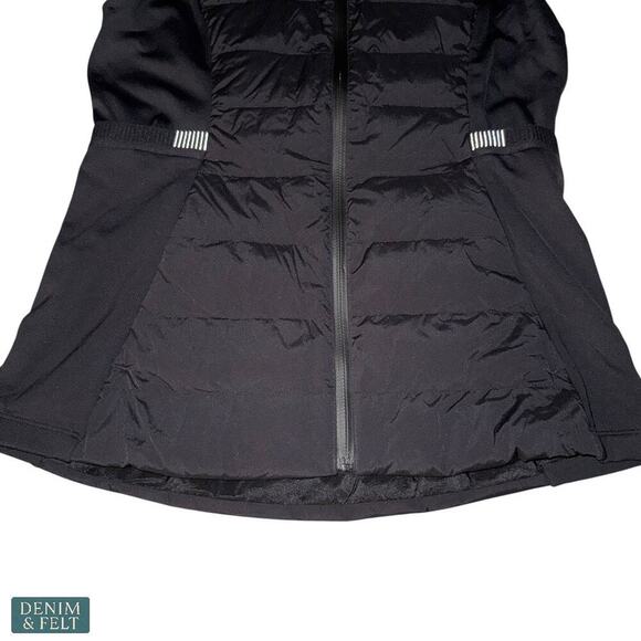 Lululemon Down for It All Vest Black PrimaLoft Goose Down Running Vest Size 6 - Picture 12 of 16